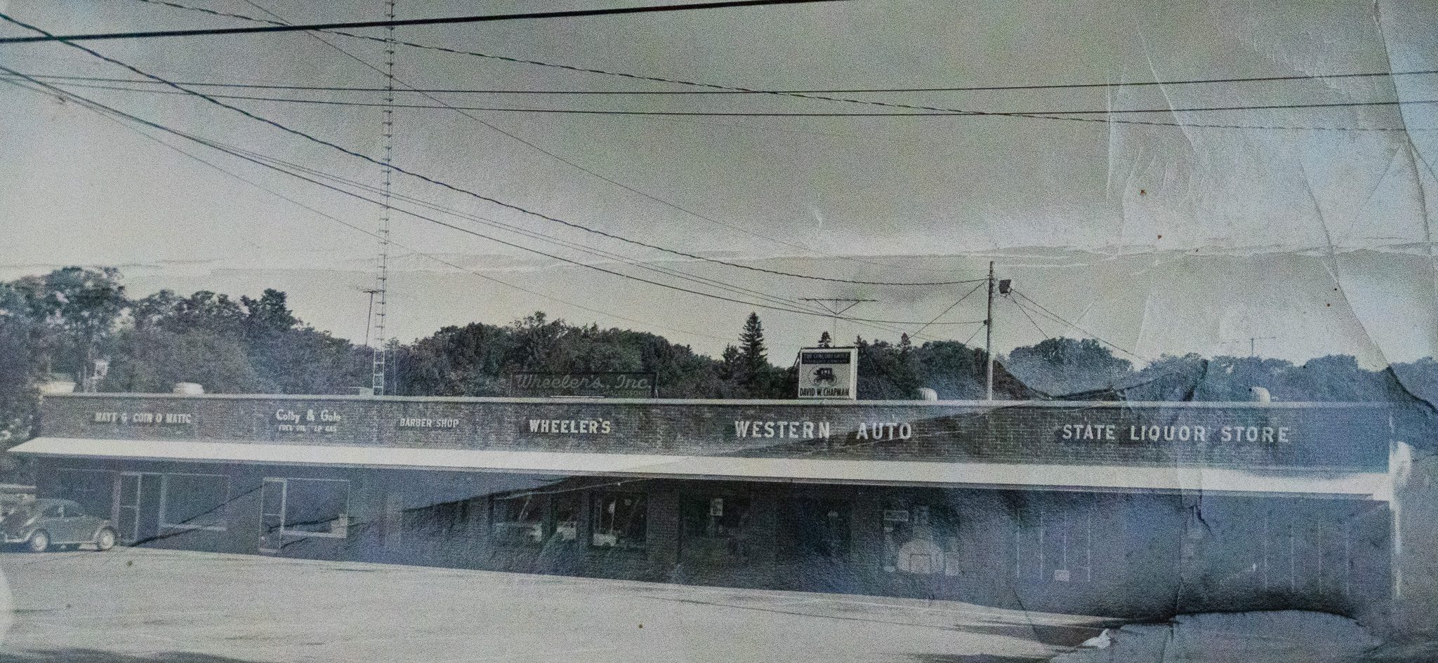 A historical view of Elm Street Plaza in Damariscotta, Maine, prior to becoming the central office for Colby & Gale’s fuel and heating services.